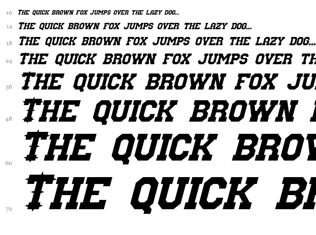Nuffle font waterfall